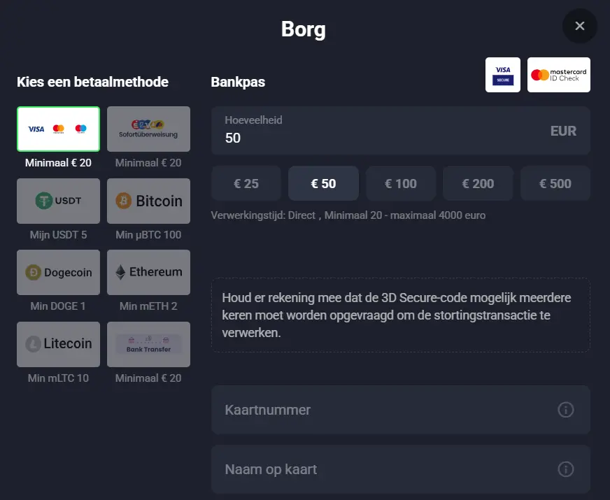 LuckyWave Stortingen